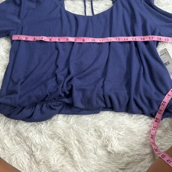 Free People We The Free Bondi Knit Waffle Thermal Top - Picture 7 of 10